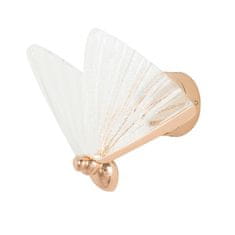 KINGHOME Stenska svetilka BUTTERFLY L rose gold