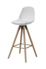 Fernity Barski stolček Oslo iz belega lesa