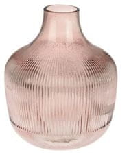 Fernity Steklena vaza Ariel roza temna
