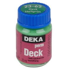 Rayher.	 Barva za tekstil DEKA Perm Deck 25 ml sv. zelena