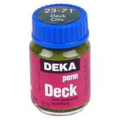 Rayher.	 Barva za tekstil DEKA Perm Deck 25 ml olivno zelena