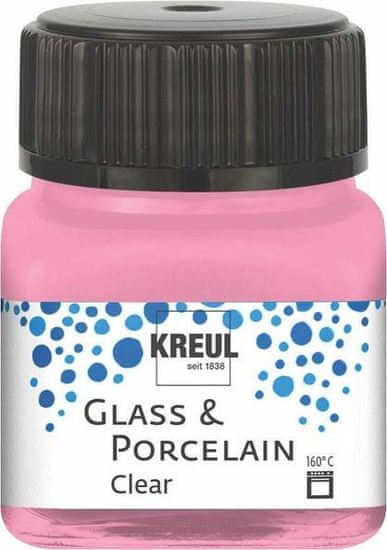 Rayher.	 Barva za porcelan in steklo, 20ml, roza, prosojna