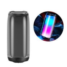 slomart wk design bluetooth brezžični zvočnik 5.0 rgb 2000mah črn (d31 black)