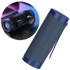 slomart dudao brezžični bluetooth zvočnik 5.0 light rgb blue (y10pro)