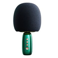Joyroom brezžični mikrofon za karaoke z bluetooth zvočnikom 5.0 2500mah zelen (jr-k3 zelen)