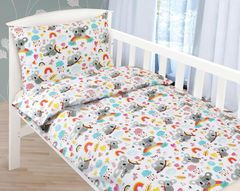 Otroška posteljnina iz bombaža Agata - 90x135, 45x60 cm - Koala Bear
