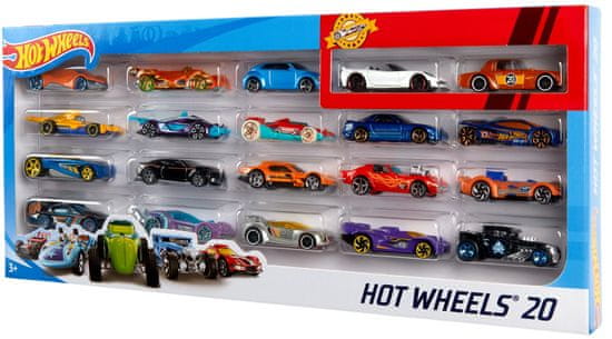 Hot Wheels dirkalnik, 20 kosov