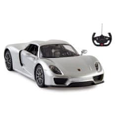 Rastar Porsche 918 Spyder 1:14 rc avto srebrni