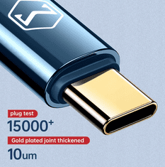 Mcdodo Mcdodo USB tip C - kabel USB tipa C 2 m Modrý CA-8324