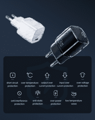 Mcdodo Polnilnik Mcdodo USB tip C univerzalni 3000 mA 20 V bel CH-0080