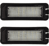 CO2 Komplet 2 LED žarnic za registrske tablice, AutoTune, za Volkswagen, Amarok, Eos, Golf IV V VI VII, Passat B6 B7 CC, Touareg, Polo, Porsche, Seat L0002