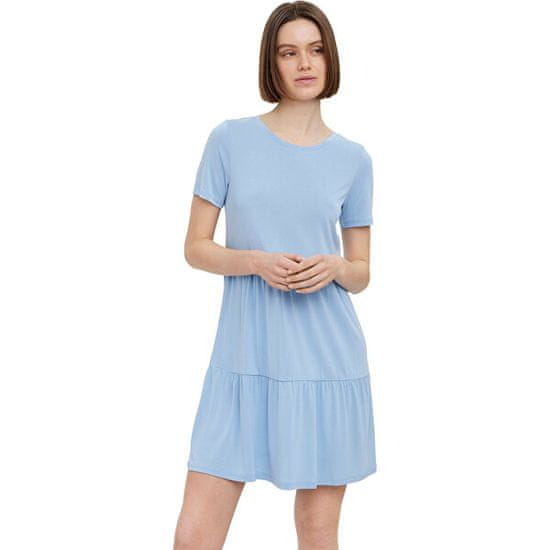 Vero Moda Ženska obleka VMFILLI Regular Fit 10248703 Blue Bell