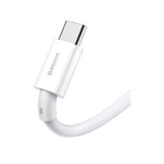 BASEUS CATYS-02 kabel za hitro polnjenje USB-C na USB-A, 66 W, 1 m, bel - odprta embalaža