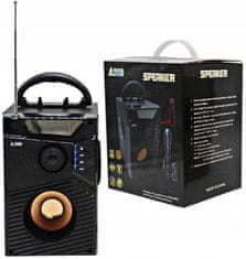 Verkgroup Akumulatorski bluetooth zvočnik SD FM radio USB