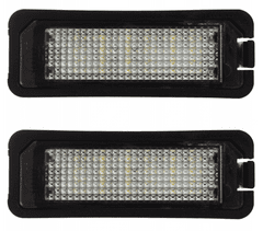 CO2 Komplet 2 LED registrskih tablic, AutoTune, za Seat Altea / Altea XL, Seat Exeo Sedan / Combi, Seat Ibiza V, Seat Leon II, Porsche Cayenne, Porsche Boxter, Porsche Cayman, Porsche 911, Porsche L0002