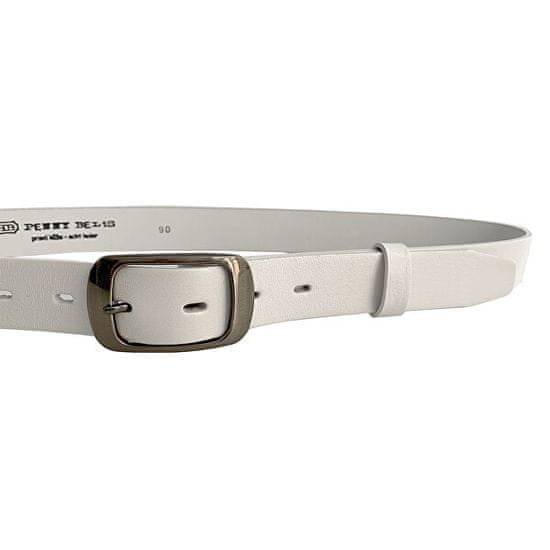 Penny Belts Ženski usnjen pas 190/00 White