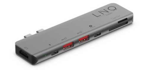 Linq priključna postaja 7 in 2 Pro, RJ45, SD+TF, HDMI 4K 60Hz, USB-C 100W, 2x USB 3.2 Gen2 (LQ48012)