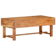 Vidaxl Kavna mizica, 100x50x40 cm, masivni akacijev les