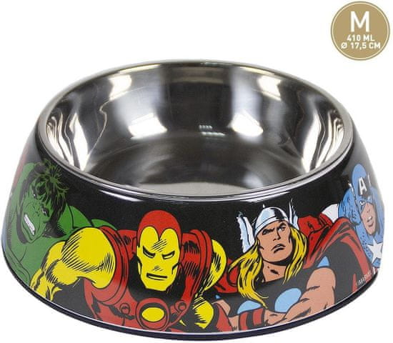 Artesania Cerda Marvel posoda za pse, M, 410 ml