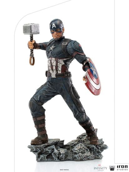 Iron Studios Captain America Ultimate BDS – The Infinity Saga figura, 1:10 (MARCAS44121-10)