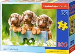 Castorland Puzzle Cute dachshunds 100 kosov