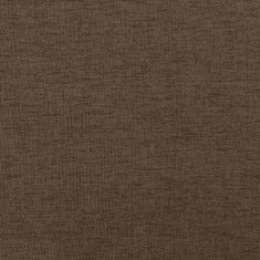 Vidaxl Podnožje, rjave barve, 78x56x32 cm, oblazinjeno s tkanino