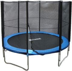 ACRAsport Trampolin 305 cm, 3 W-noge, komplet z zaščitno mrežo