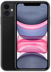 iPhone 11 mobilni telefon, 64GB, črn