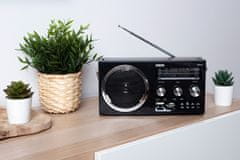 N'OVEEN Prenosni radio z USB in SD vhodi No Classic Black