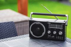 N'OVEEN Prenosni radio z USB in SD vhodi No Classic Black