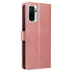 slomart magnet case elegantna knjižna torbica s stojalom za xiaomi redmi note 10 5g / poco m3 pro roza