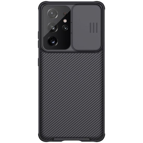 Nillkin camshield pro case hard armor cover zaščita za kamero za samsung galaxy s21 ultra 5g črna