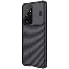 Nillkin camshield pro case hard armor cover zaščita za kamero za samsung galaxy s21 ultra 5g črna