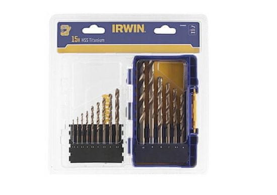 SET 15 kosov. HSS TiS 1,5 mm, 2 mm, 3,5 mm, 4 mm, 4,5 mm, 5,5 mm, 6 mm, 6,5 mm, 7 mm, 8 mm, 9 mm, 10 m