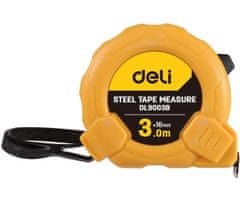 Deli 16mm jekleni tračni merilni trak 3m