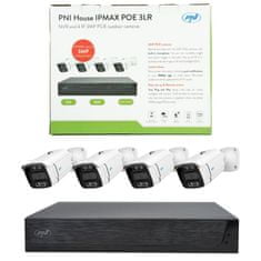 PNI IPMAX3 POE3, video nadzor,4xPOE, ONVIF in 4 kamere z IP 3MP