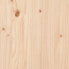 Vidaxl Stojalo za drva 108x73x79 cm trdna borovina