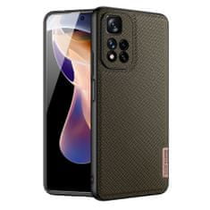 slomart dux ducis fino etui najlon prekrit ovitek xiaomi redmi note 11 pro+ 5g (kitajska) / 11 pro 5g (kitajska) / mi11i hypercharge / poco x4 nfc 5g zelen