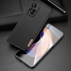 slomart dux ducis fino etui najlon prekrit ovitek xiaomi redmi note 11 pro+ 5g (kitajska) / 11 pro 5g (kitajska) / mi11i hypercharge / poco x4 nfc 5g črn