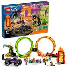 LEGO City 60339 Dvojna kaskaderska zanka