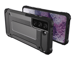 Carbon Armor ovitek za Samsung Galaxy S21 FE G990, silikonski, črn