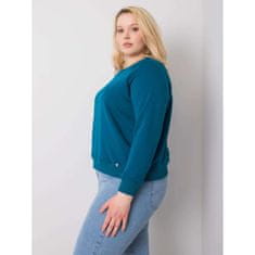 BASIC FEEL GOOD Ženska bombažna majica plus size DONNA blue RV-BL-6326.02X_362637 2XL