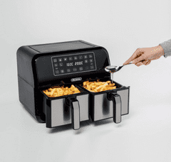 Ariete Airy Fryer Dual Metal cvrtnik na vroči zrak z dvojno košaro - rabljeno