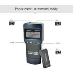 W-STAR UTP Cable Tester WSNF8108A Večfunkcijski zaslon z osvetlitvijo ozadja