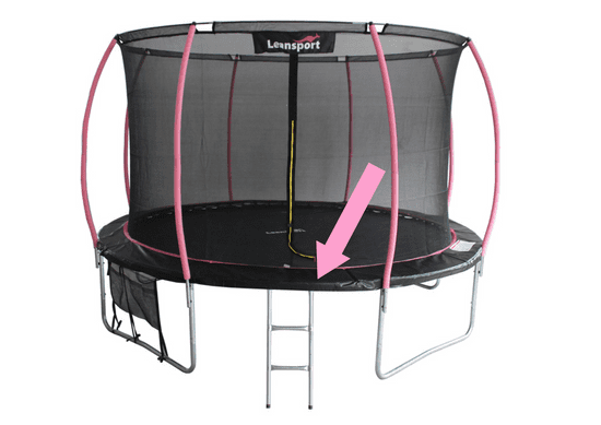 shumee Vzmetna prevleka za trampolin Sport Max 8ft črno-roza
