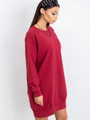 BASIC FEEL GOOD obleka Tensie bordo S/M