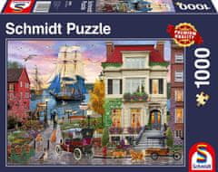 Schmidt Puzzle Ladja v pristanišču 1000 kosov