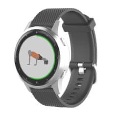 BStrap Silicone Land pašček za Huawei Watch GT2 42mm, dark gray