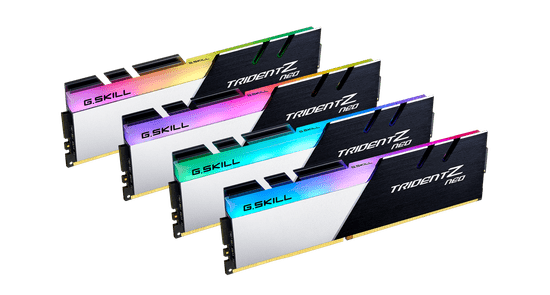 G.Skill Trident Z Neo pomnilnik RAM, za AMD, DDR4, 32GB, 4x8GB, 3600MHz, CL16, 1.35V, XMP 2.0 (F4-3600C16Q-32GTZNC)