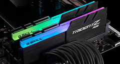 G.Skill Trident Z pomnilnik RAM, DDR4, RGB, 16GB, 2x8GB, 3600MHz, CL16, DIMM, 1.35V, XMP 2.0 (F4-3600C16D-16GTZRC)